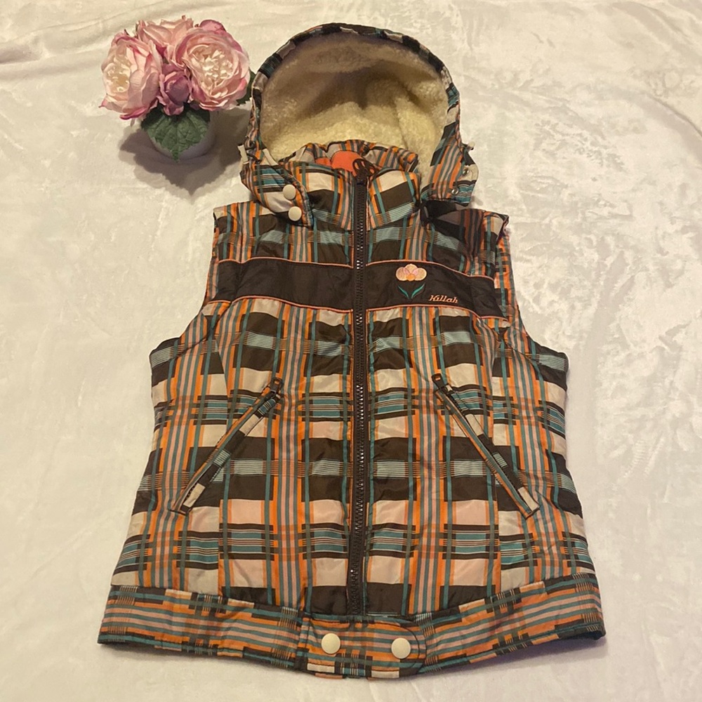 KILLAH Girls Size M Vest With Removable Hood
